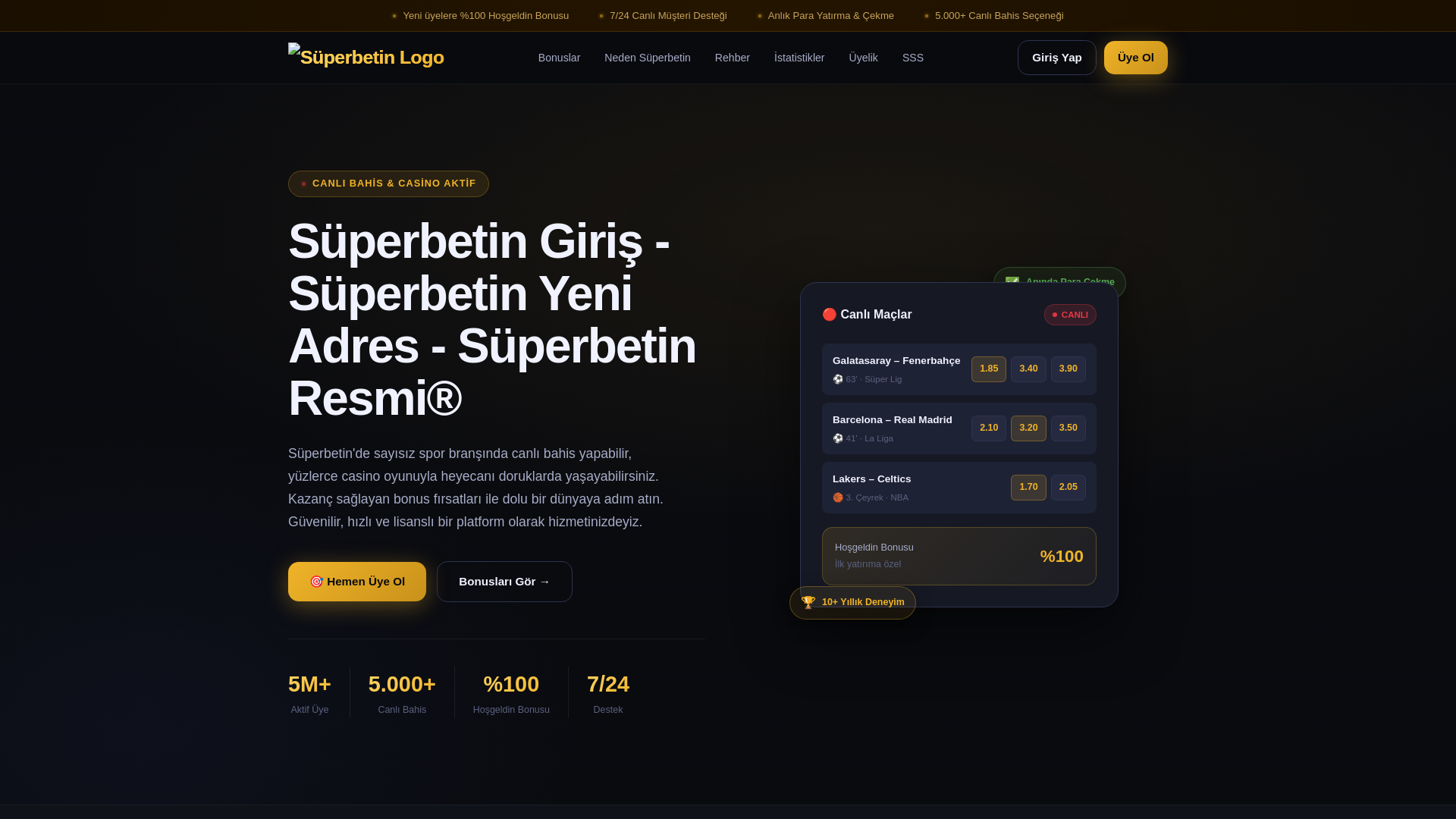 website screenshot of https://tr.superbetin-yeniadresi.vip