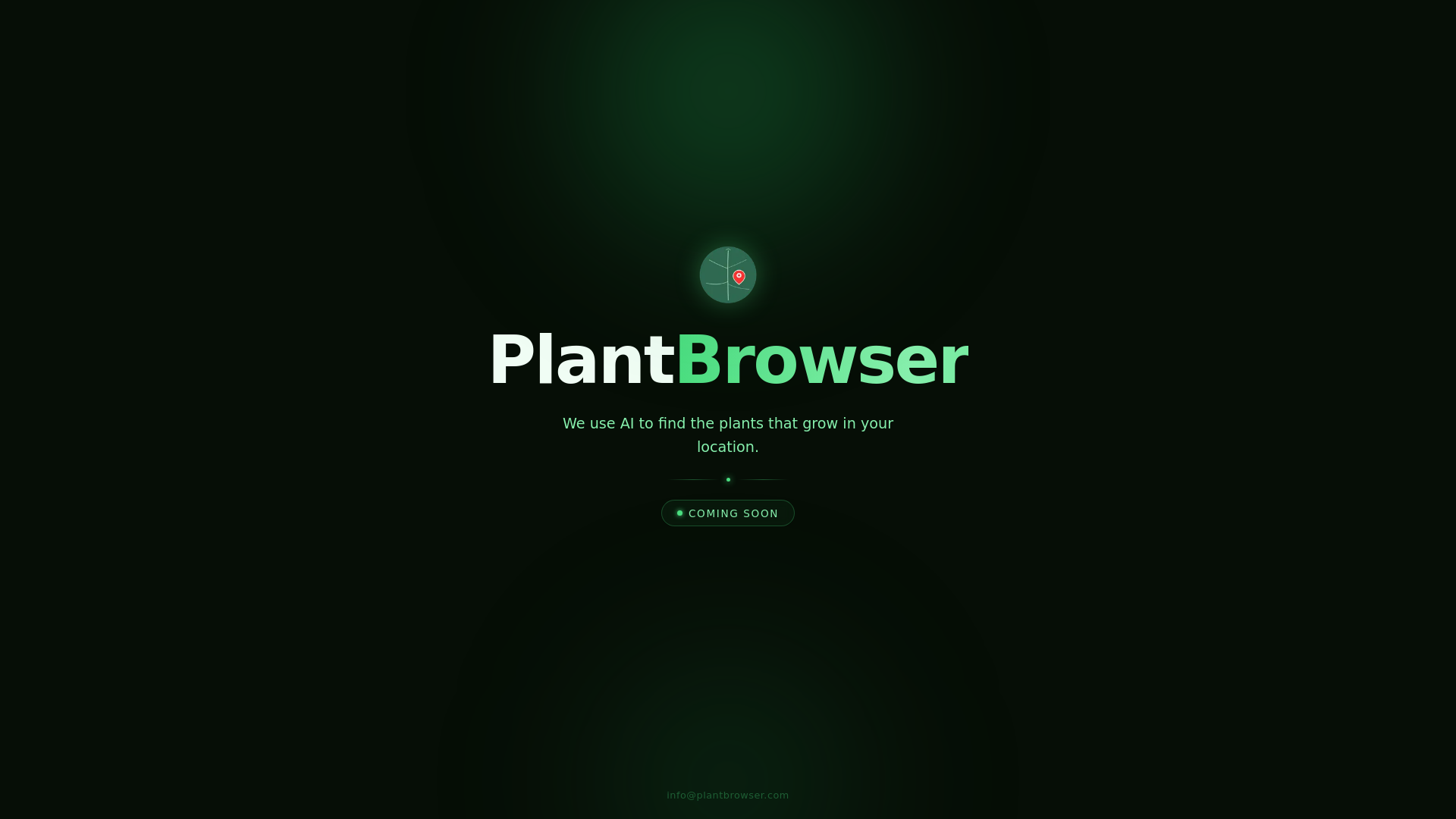 website screenshot of https://plantbrowser.com/
