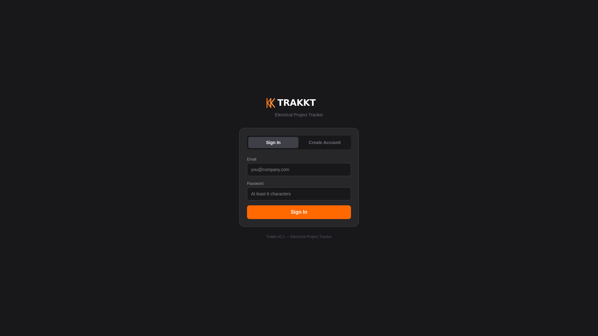 website screenshot of https://trakkt.ca/