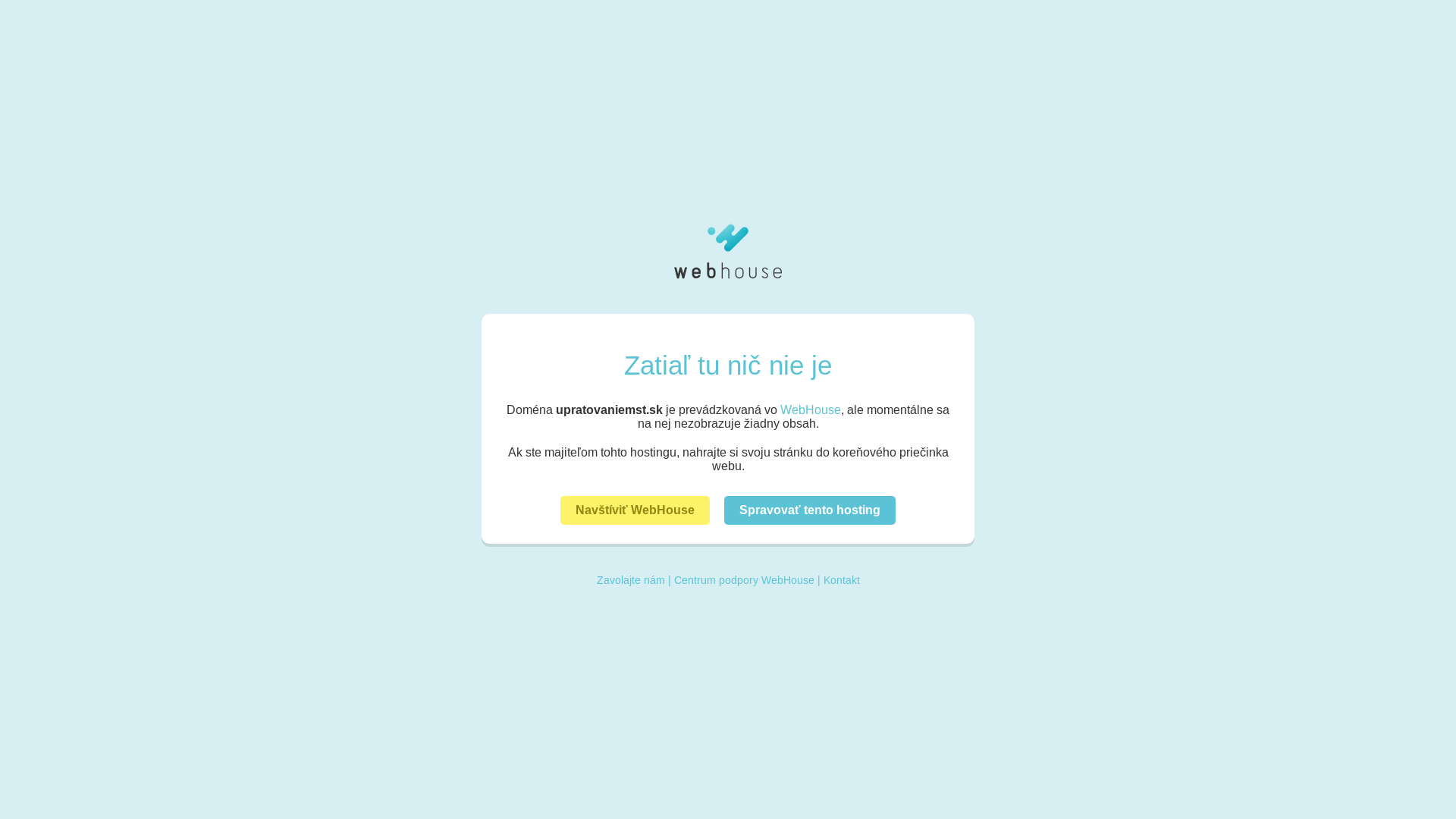 website screenshot of https://upratovaniemst.sk/