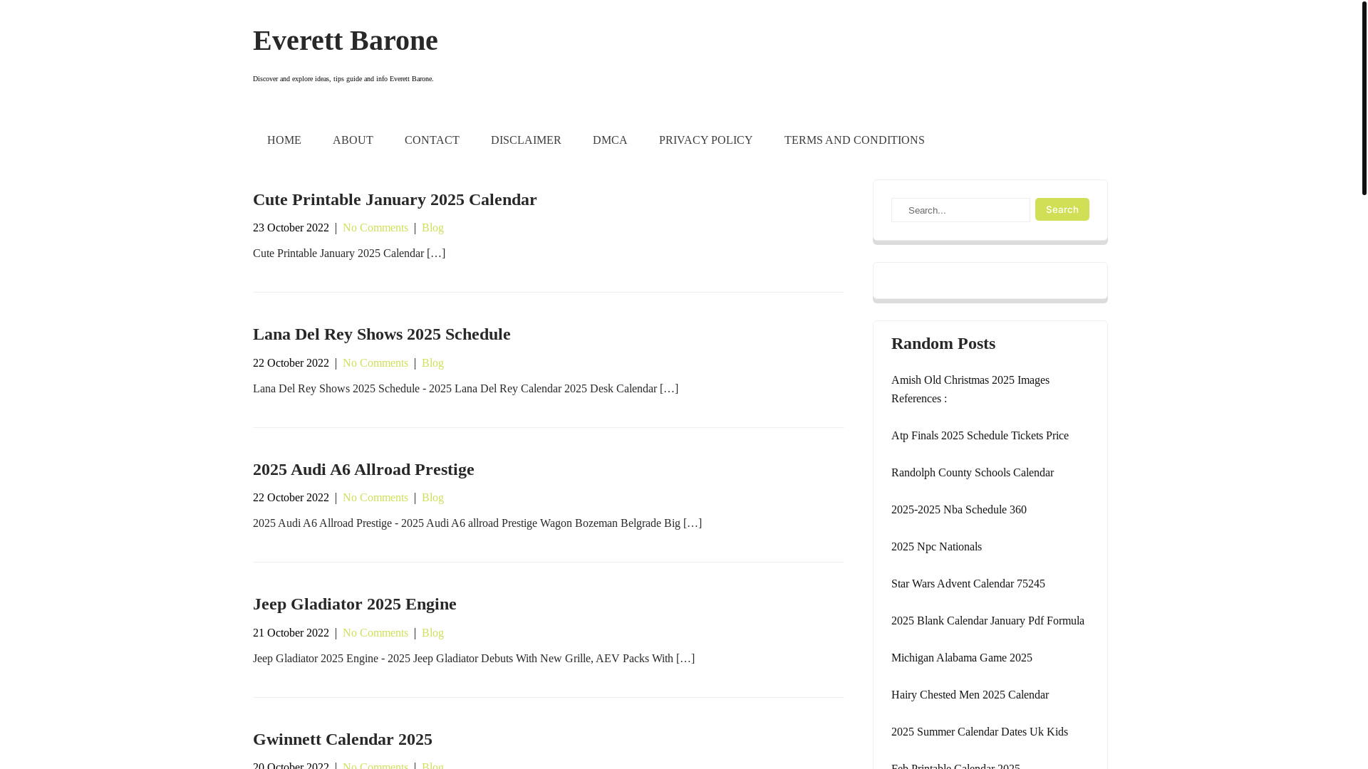 website screenshot of https://everettbarone.pages.dev/
