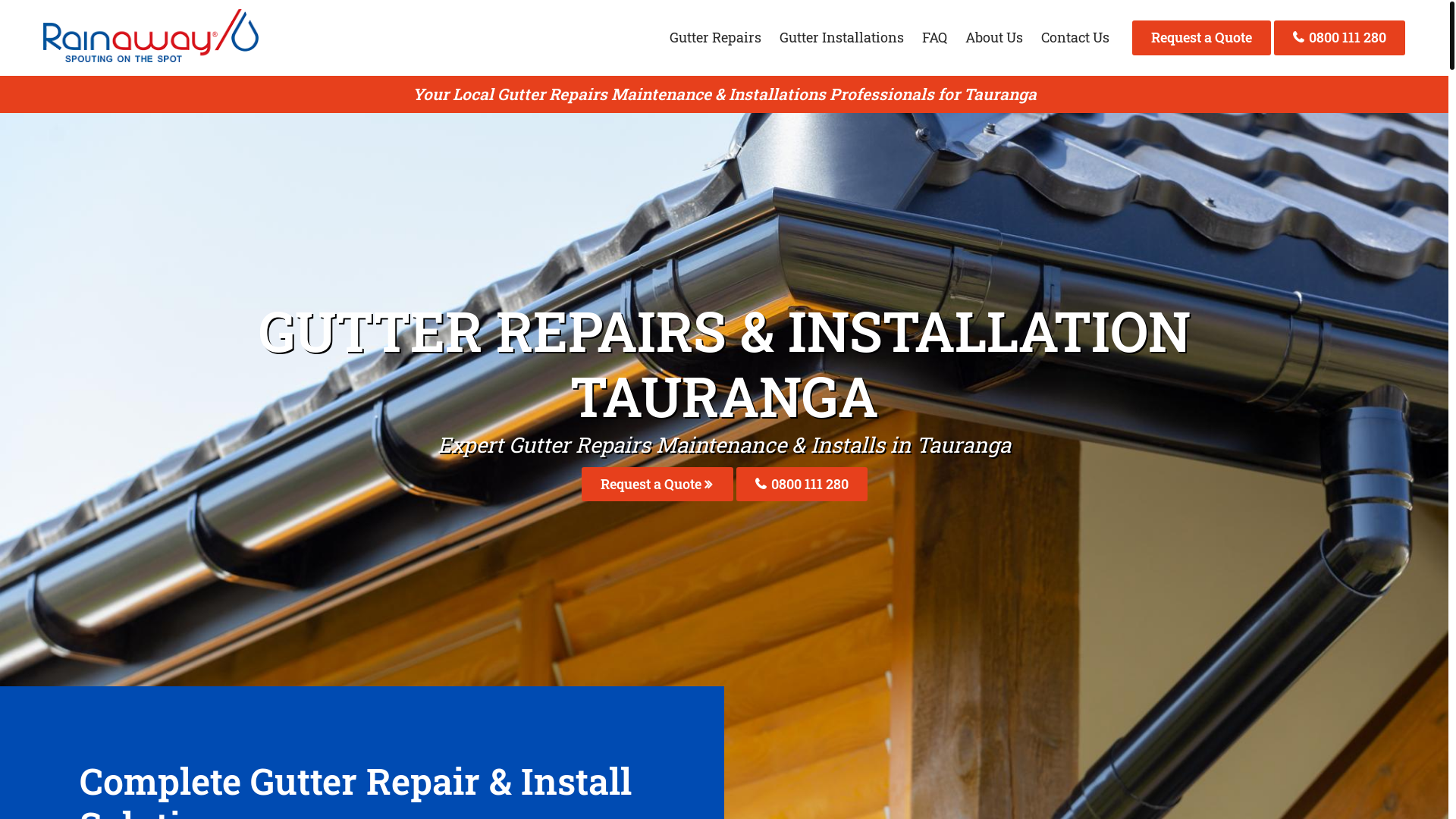 website screenshot of https://taurangagutterreplacement-co-nz.pages.dev/