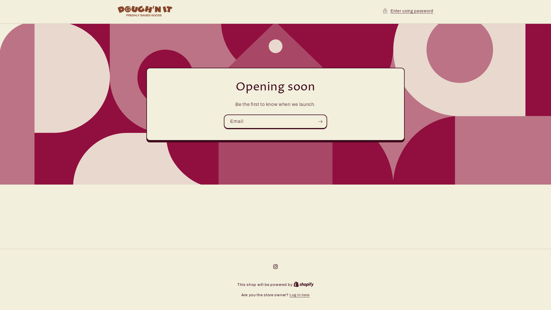 website screenshot of https://doughnitgoods.com/