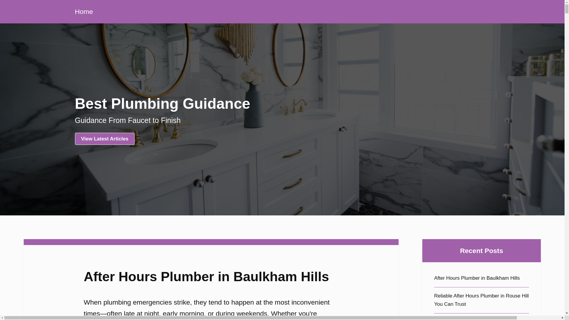 website screenshot of https://best-plumbing-guidance.pages.dev/