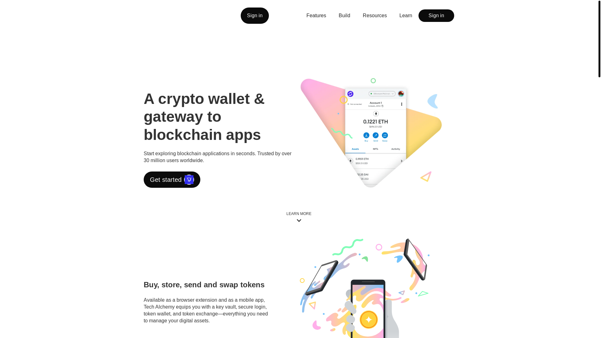 website screenshot of https://tech-alchemy.top/