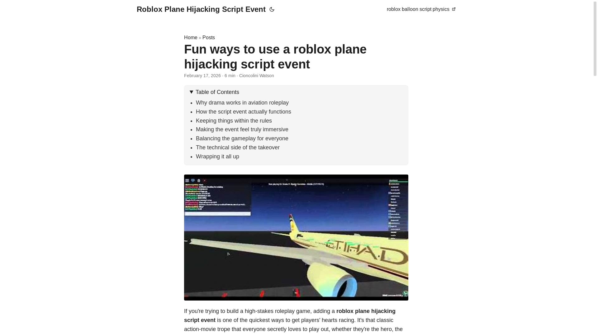 website screenshot of https://roblox-plane-hijacking-script-event.pages.dev/