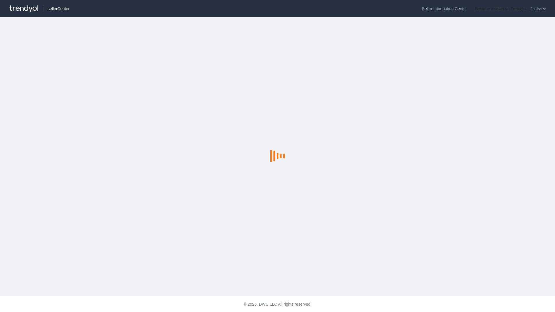 website screenshot of https://partner.trendyol.com/sa/dashboard