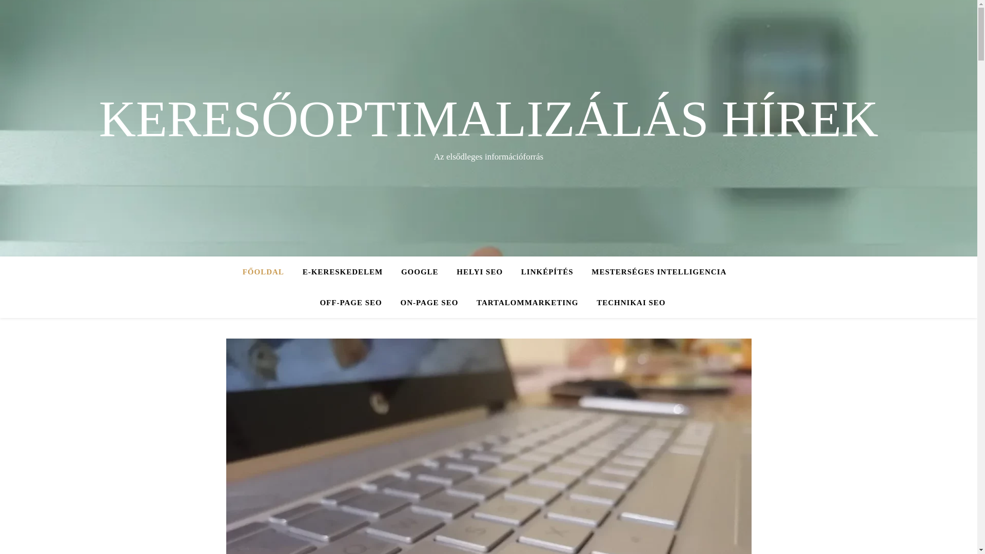 website screenshot of https://keresooptimalizalas.xyz/
