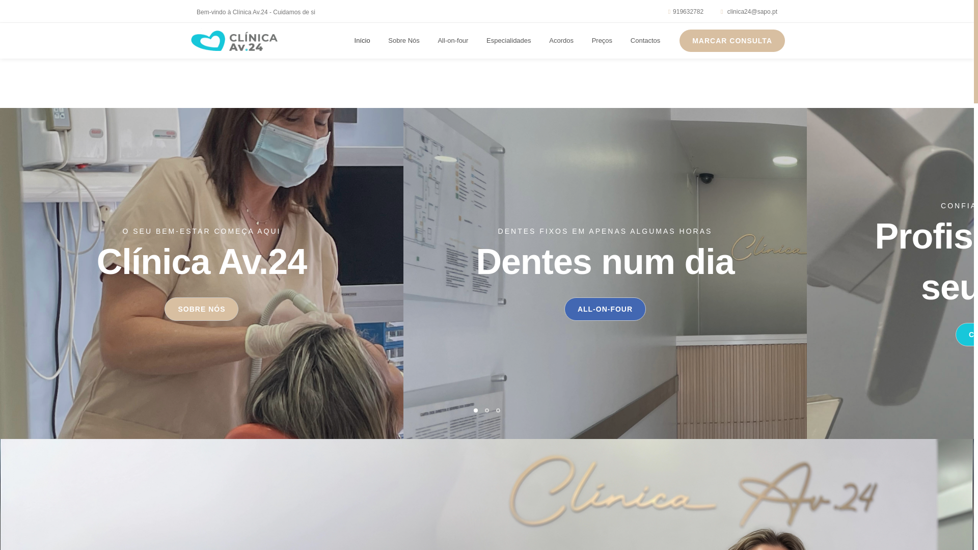 website screenshot of https://clinica-24.pages.dev/