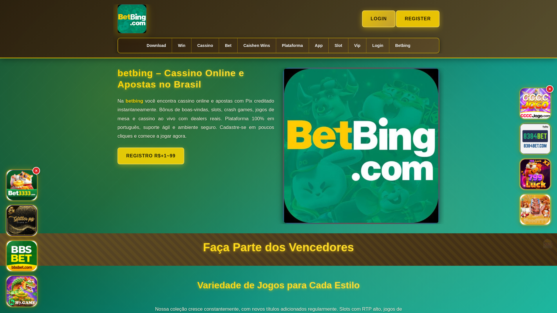 website screenshot of https://betbingbet.com.br
