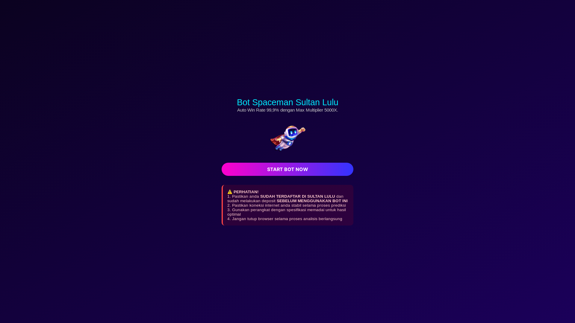 website screenshot of https://sultan-spaceman.pages.dev/