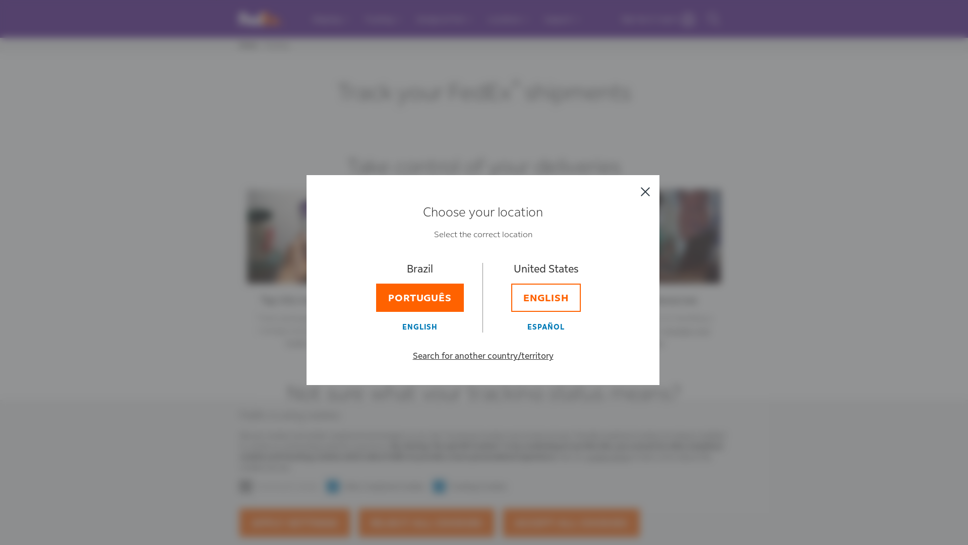 website screenshot of https://www.fedex.com/apps/fedextrack/?action=track