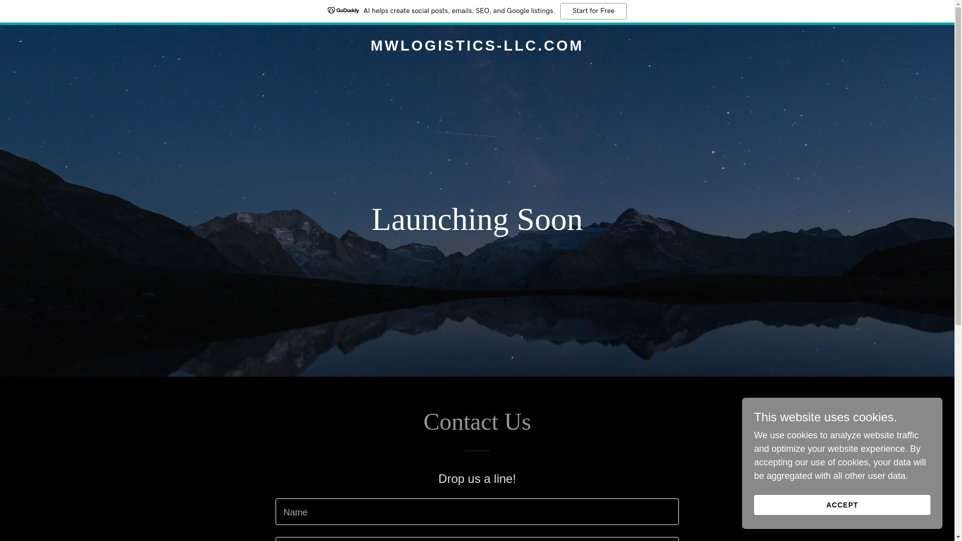 website screenshot of https://mwlogistics-llc.com/
