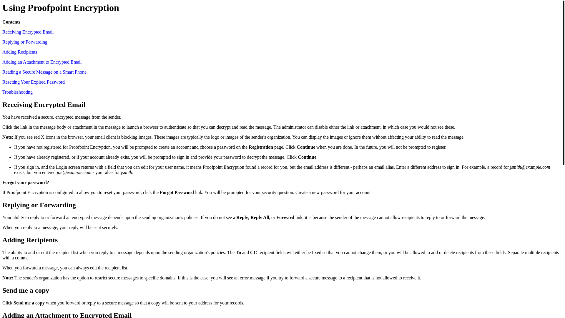 website screenshot of https://securemail.stjoes.ca/securereader/help.jsf?lang=enus