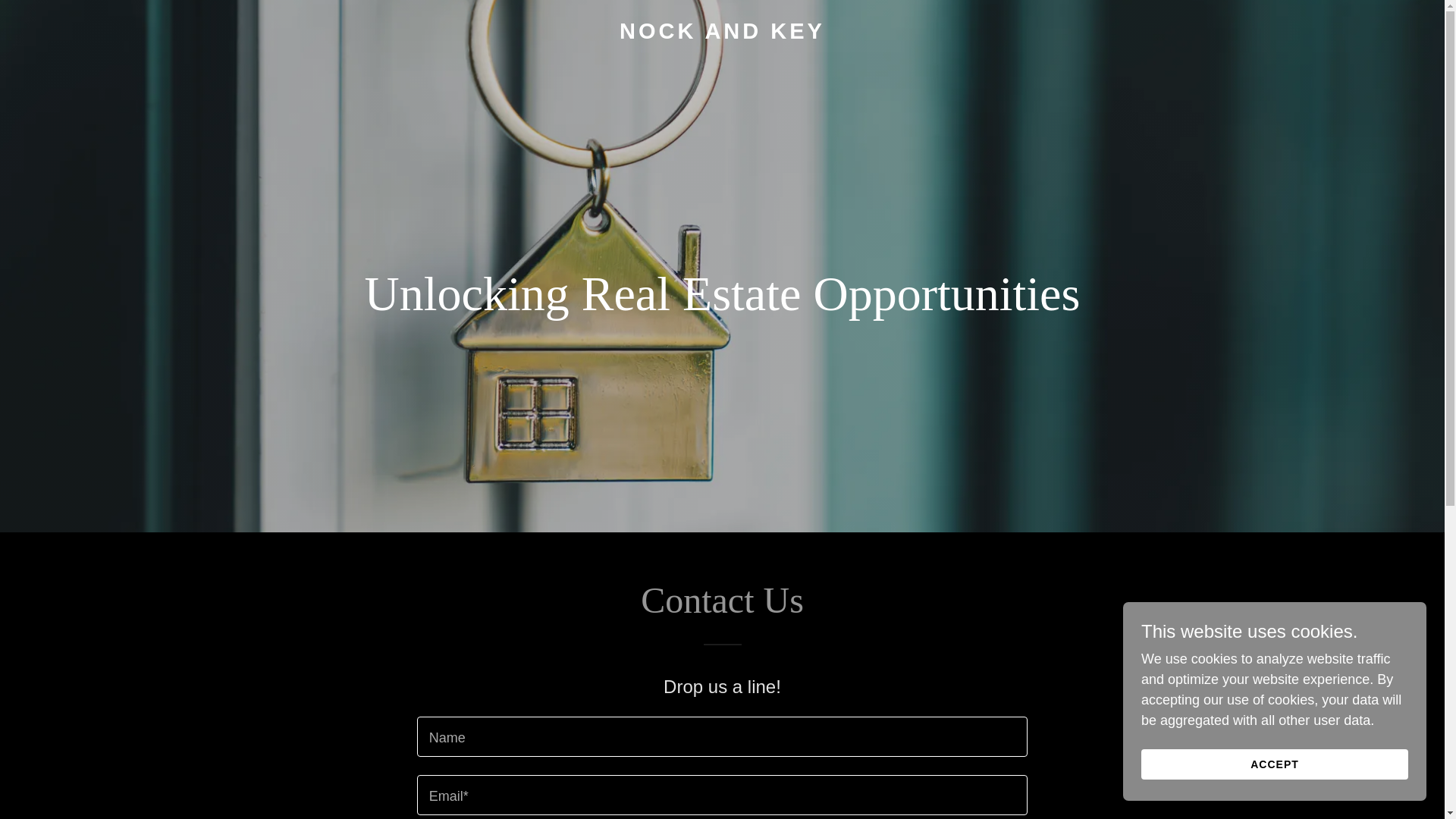website screenshot of https://nockandkey.com/