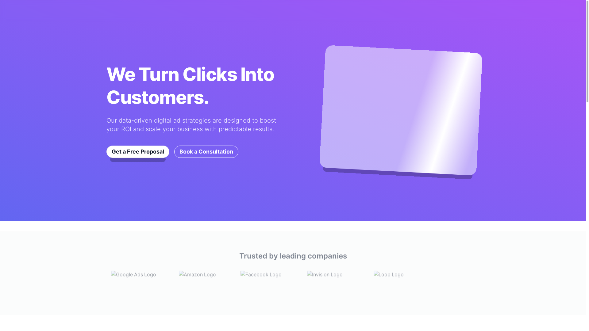 website screenshot of https://wglobal-agency.pages.dev/
