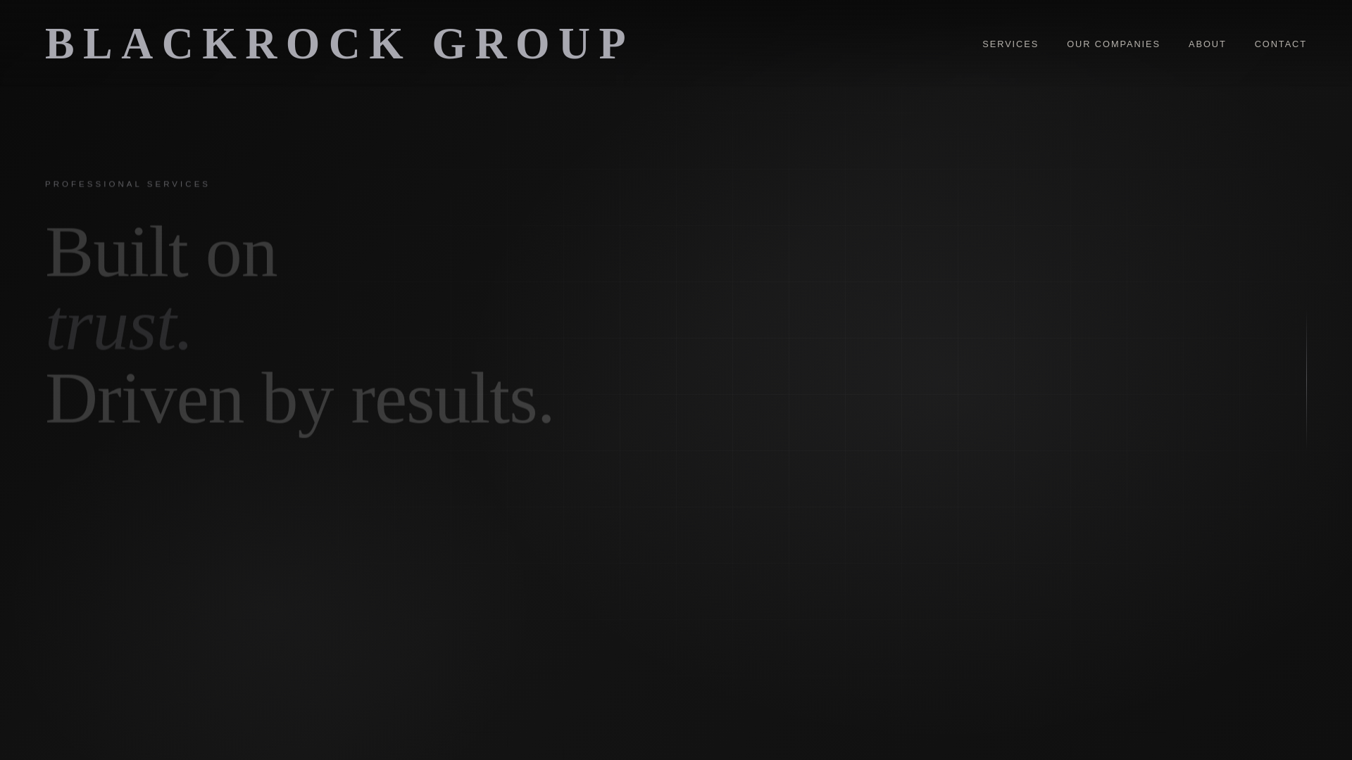 website screenshot of https://blackrockgroupsa.com/