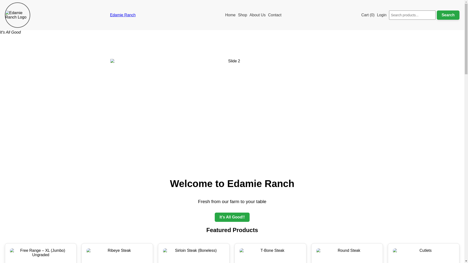 website screenshot of https://edamieranch.com/