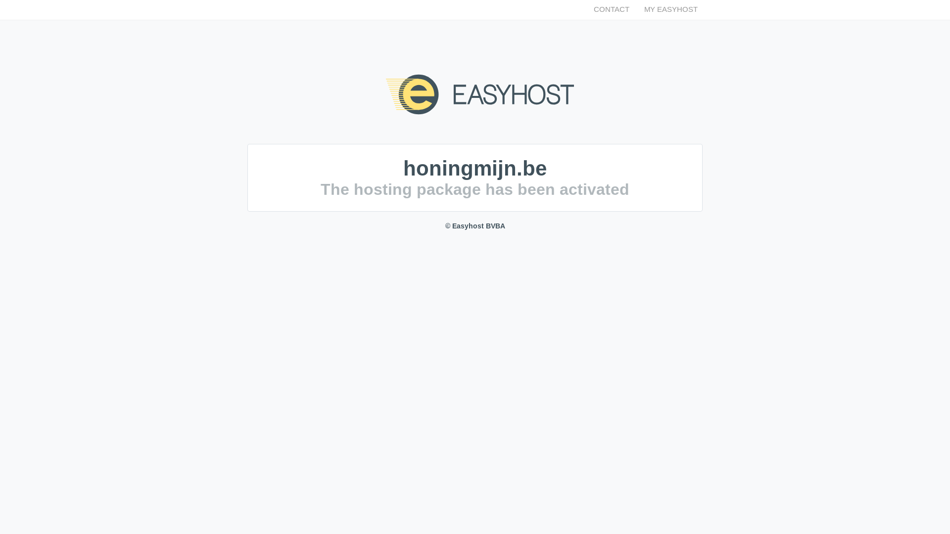 website screenshot of https://honingmijn.be/