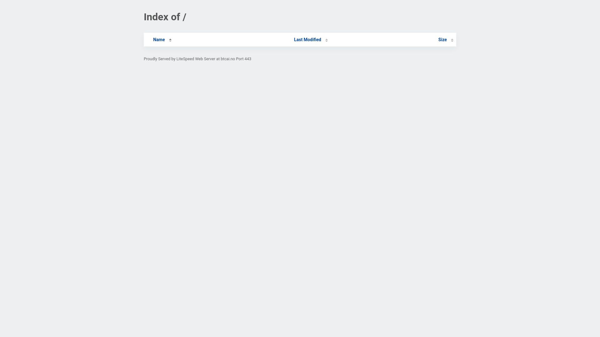 website screenshot of https://btcai.no/