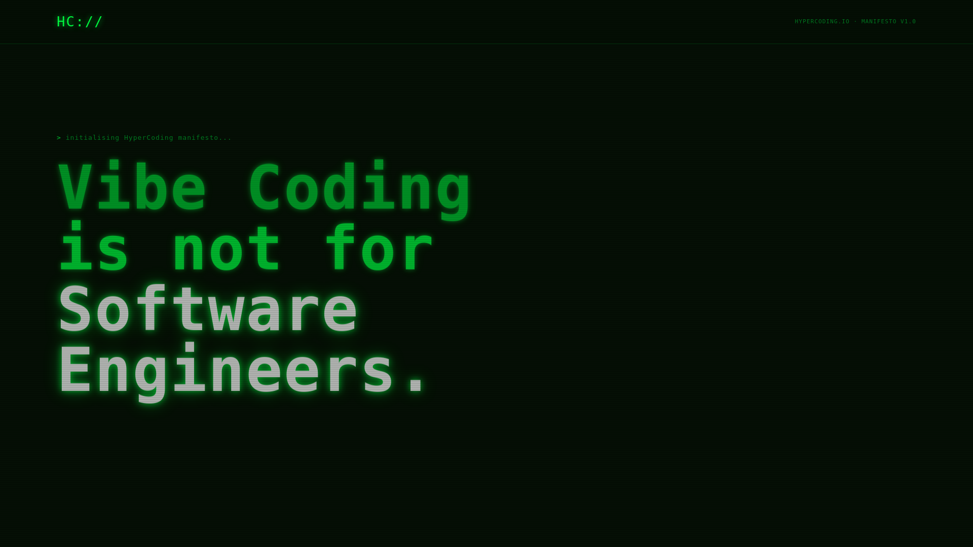 website screenshot of https://hypercoding.io/