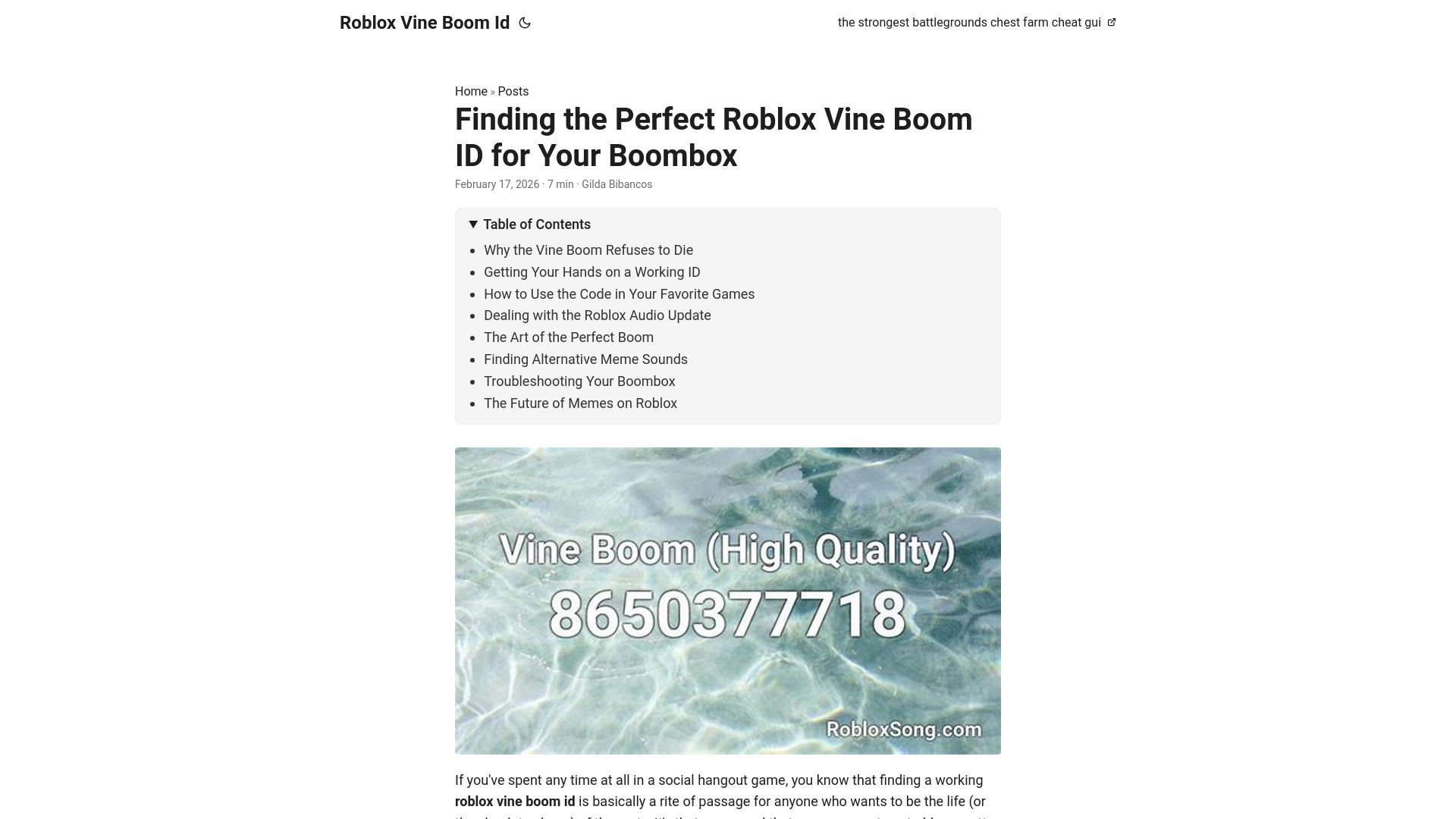 website screenshot of https://roblox-vine-boom-id.pages.dev/