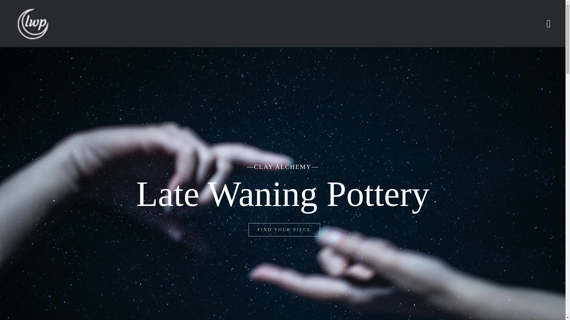 website screenshot of https://latewaningpottery.com/
