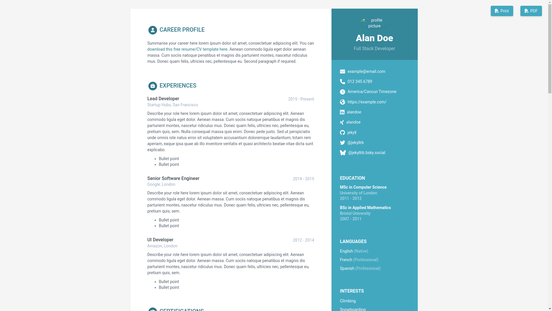 website screenshot of https://cv-435.pages.dev/