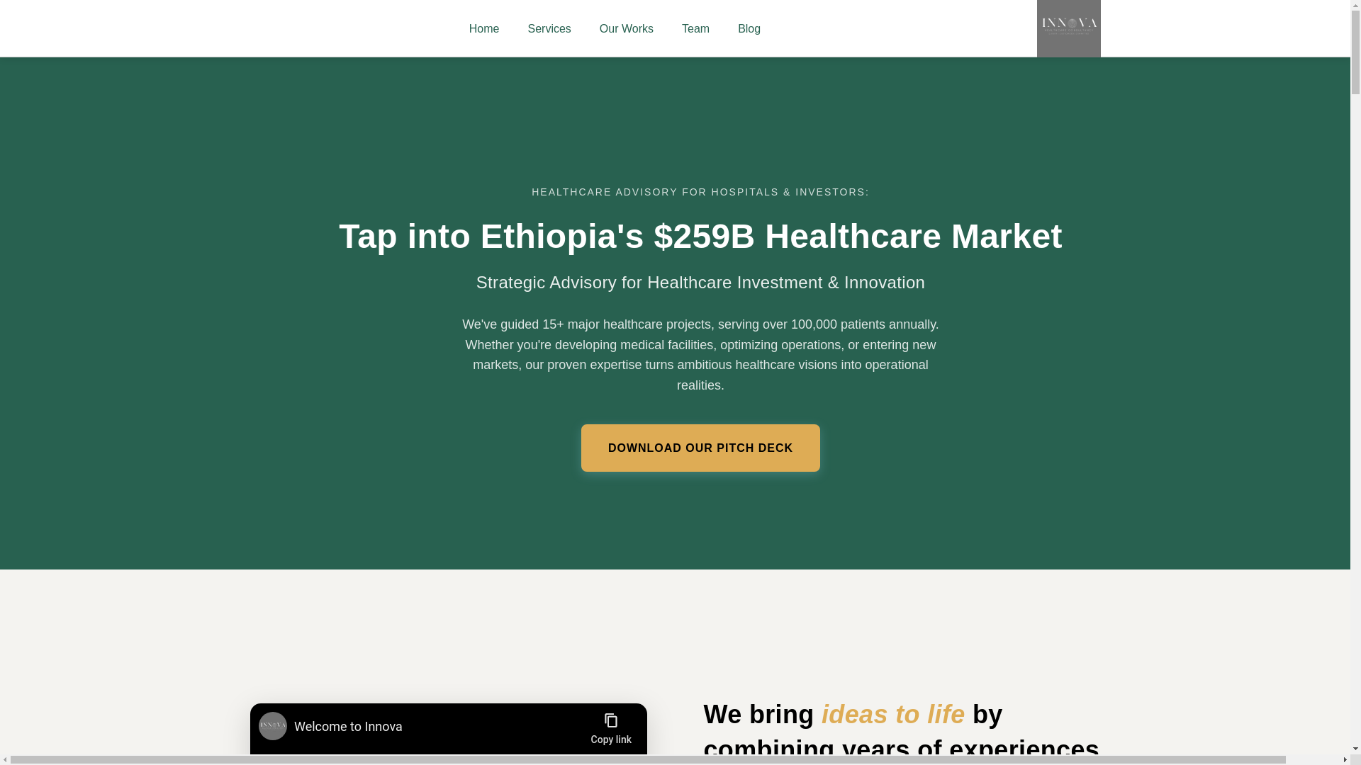 website screenshot of https://innova-healthcare.pages.dev/