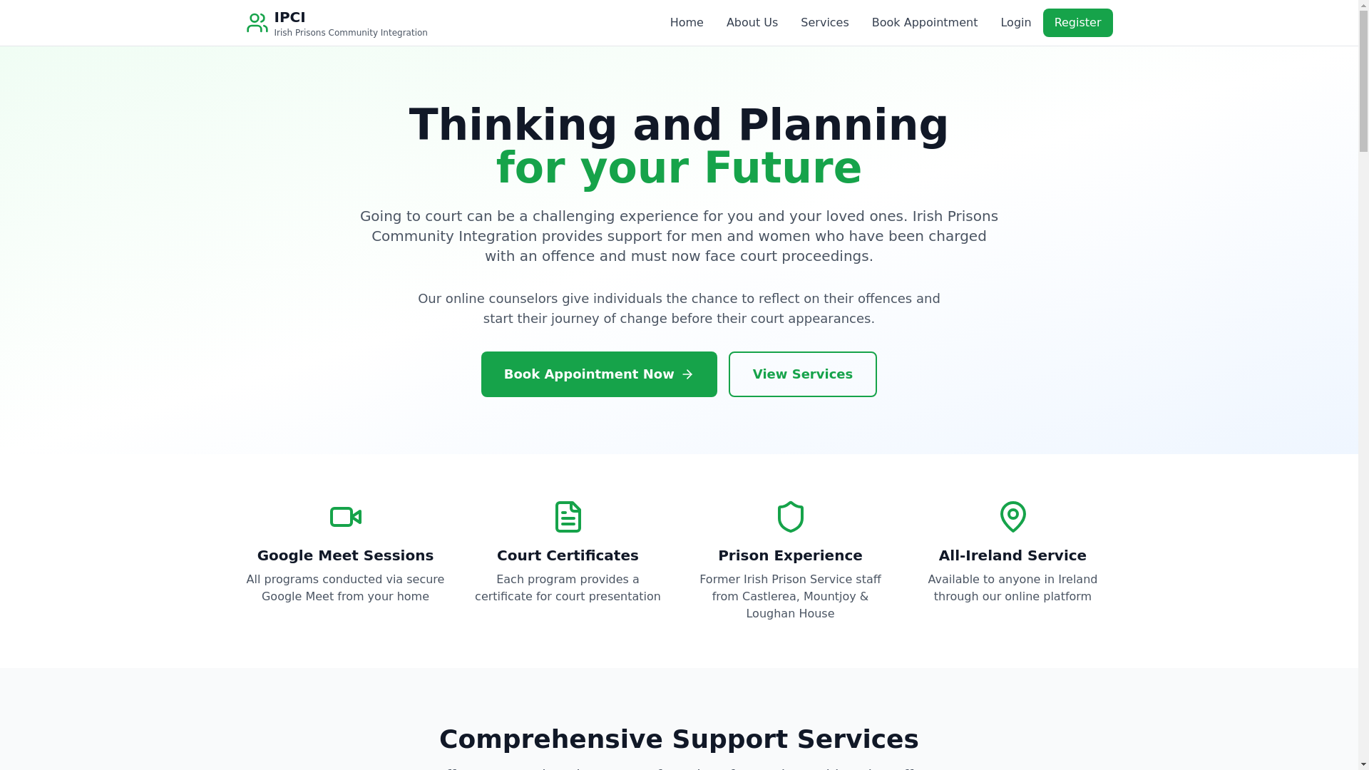 website screenshot of https://ipci-website.pages.dev/