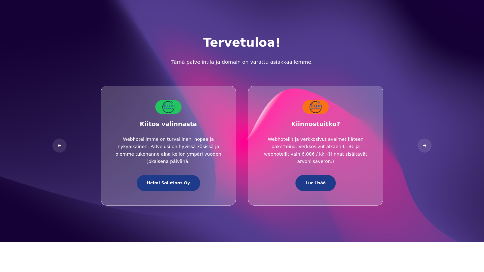 website screenshot of https://knockoutpieksamaki.fi/