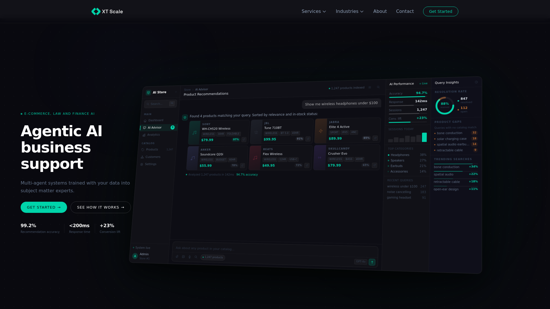 website screenshot of https://xtscale.pages.dev/