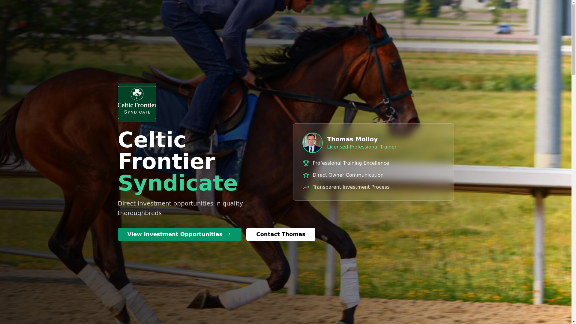 website screenshot of https://celtic-frontier-syndicate.com/
