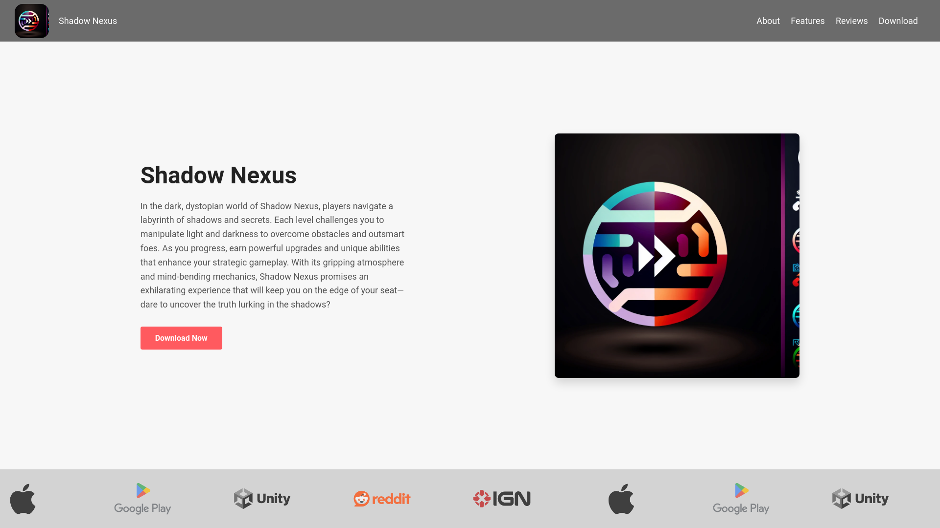 website screenshot of https://starburstgame.xyz