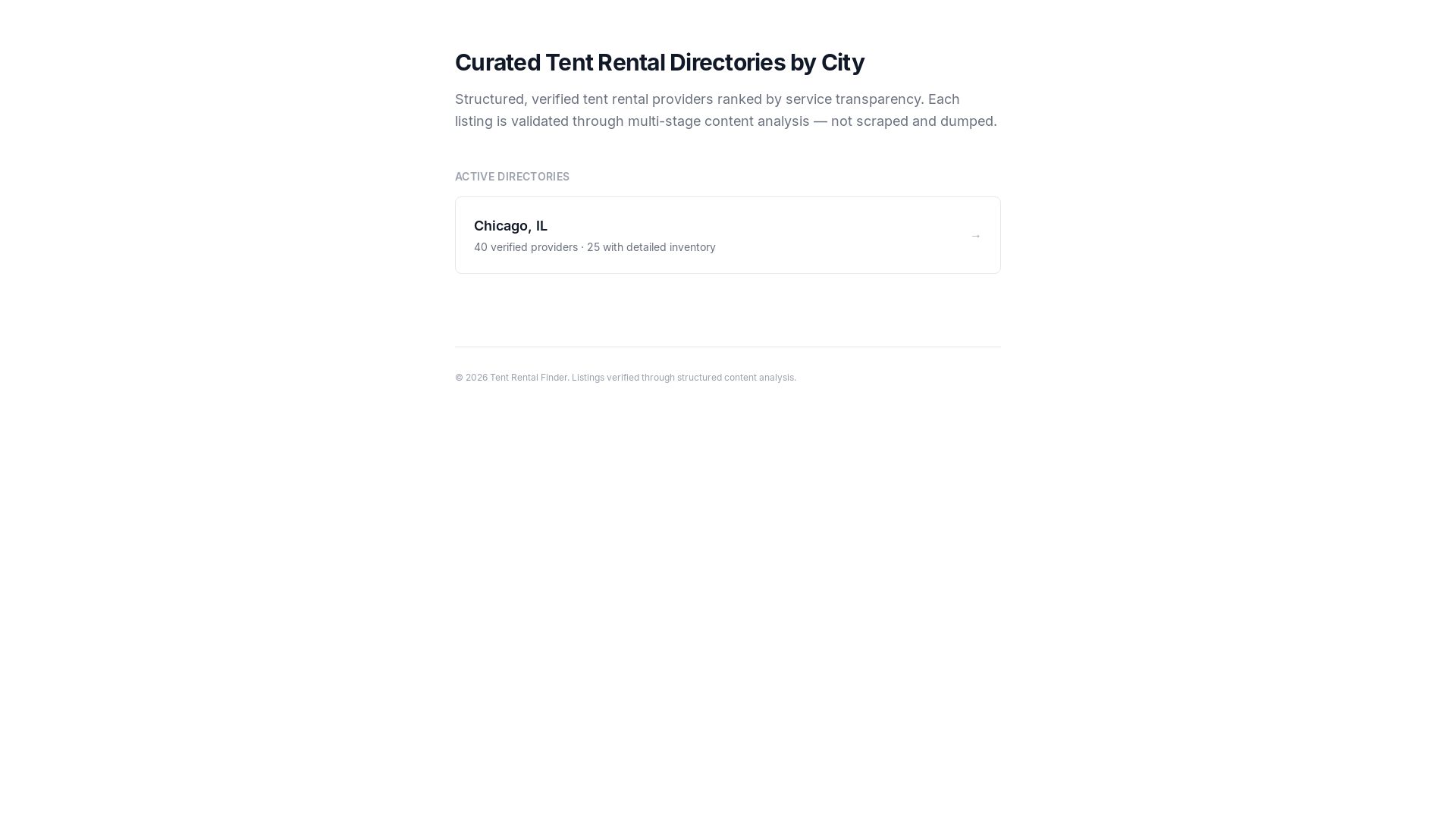 website screenshot of https://tentrentalfinder.com/