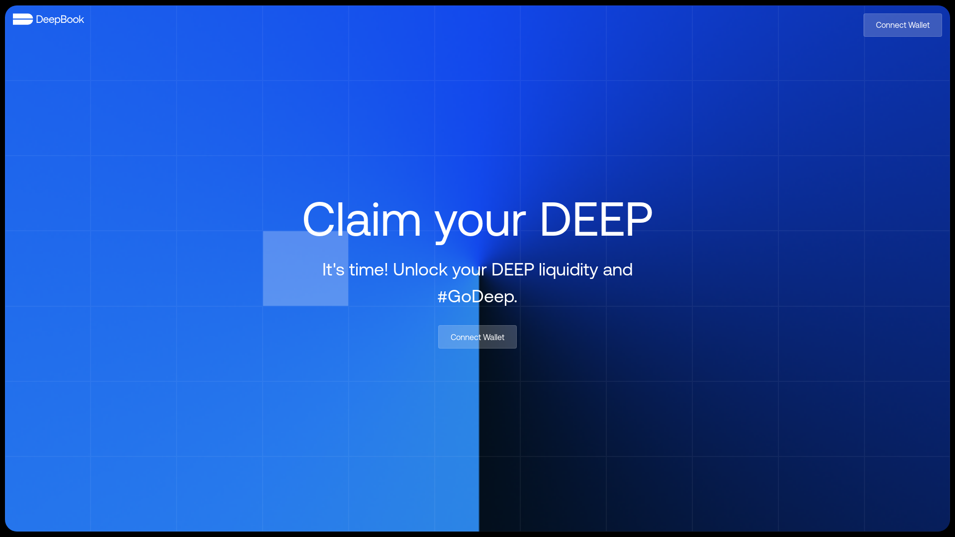 website screenshot of https://deepbook.life/