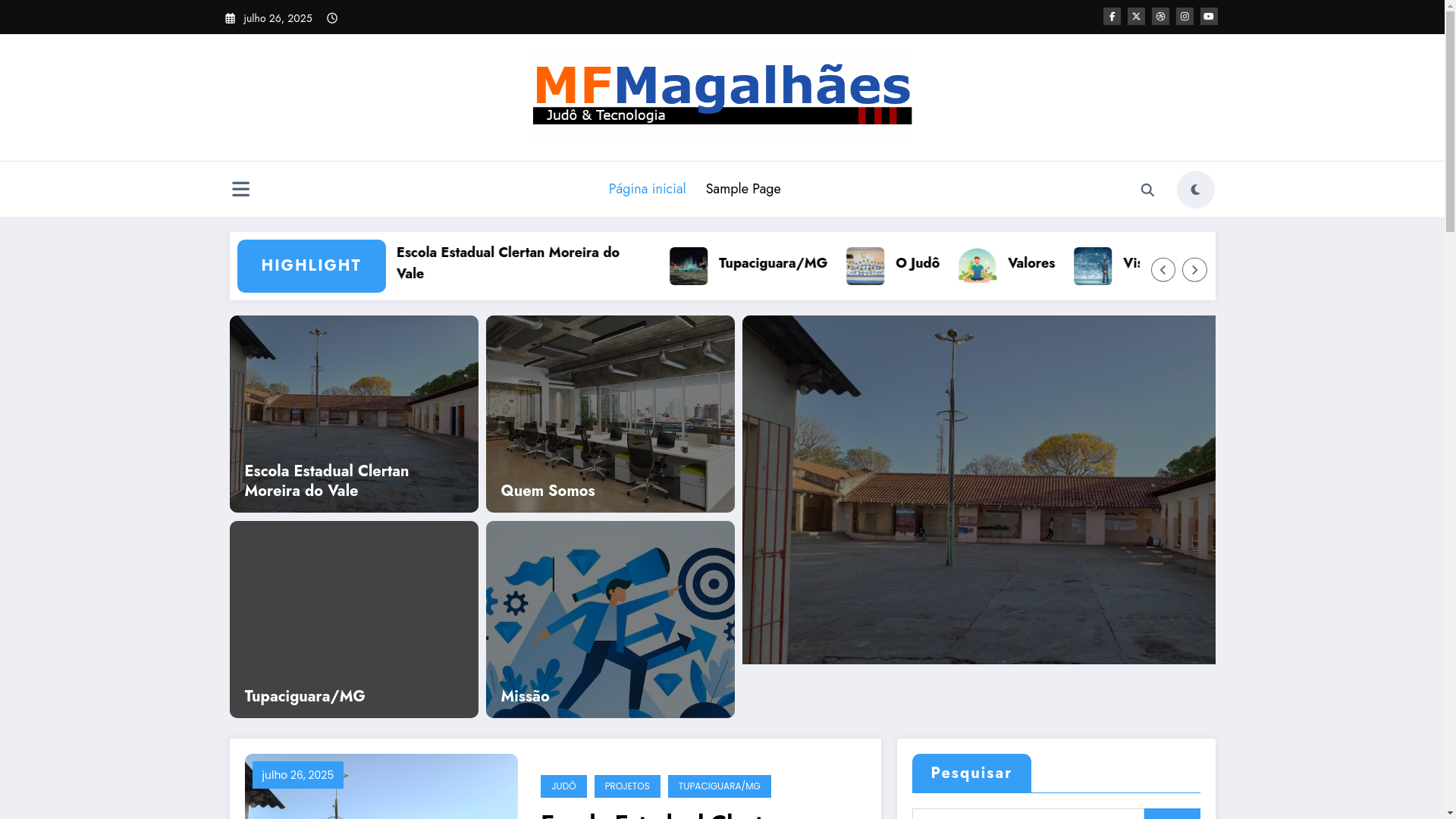 website screenshot of https://mfmagalhaes.com.br/