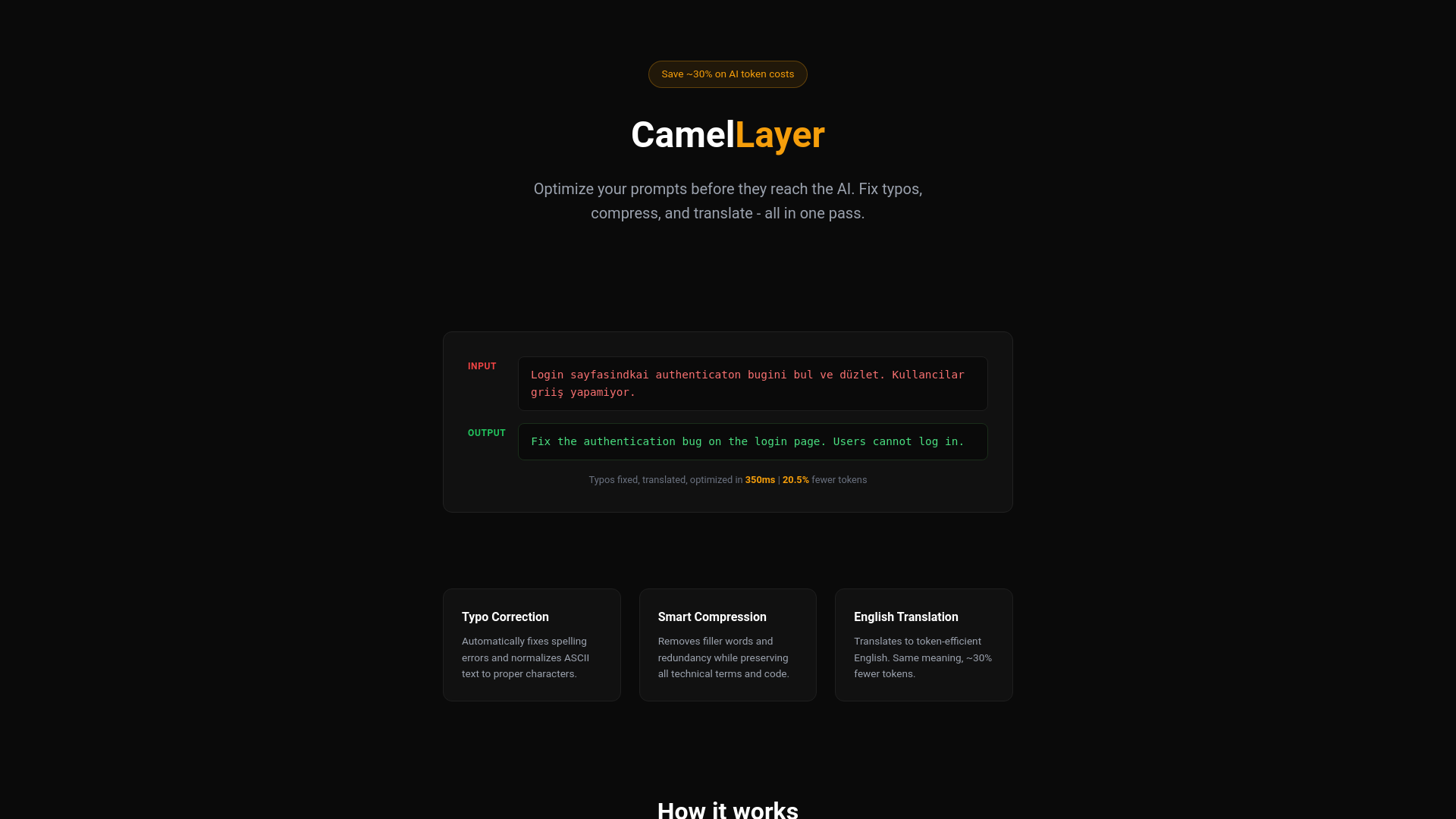 website screenshot of https://camellayer.pages.dev/