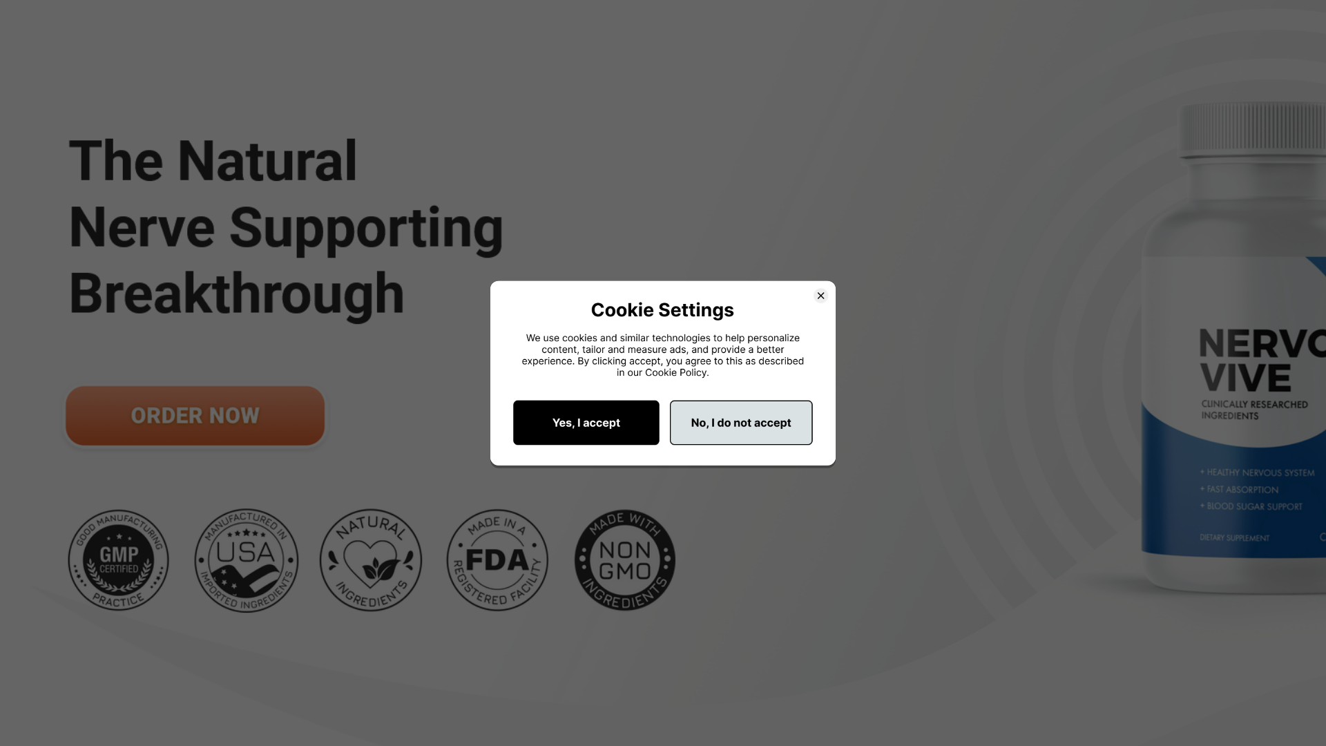 website screenshot of https://nervovive-a-01.pages.dev/