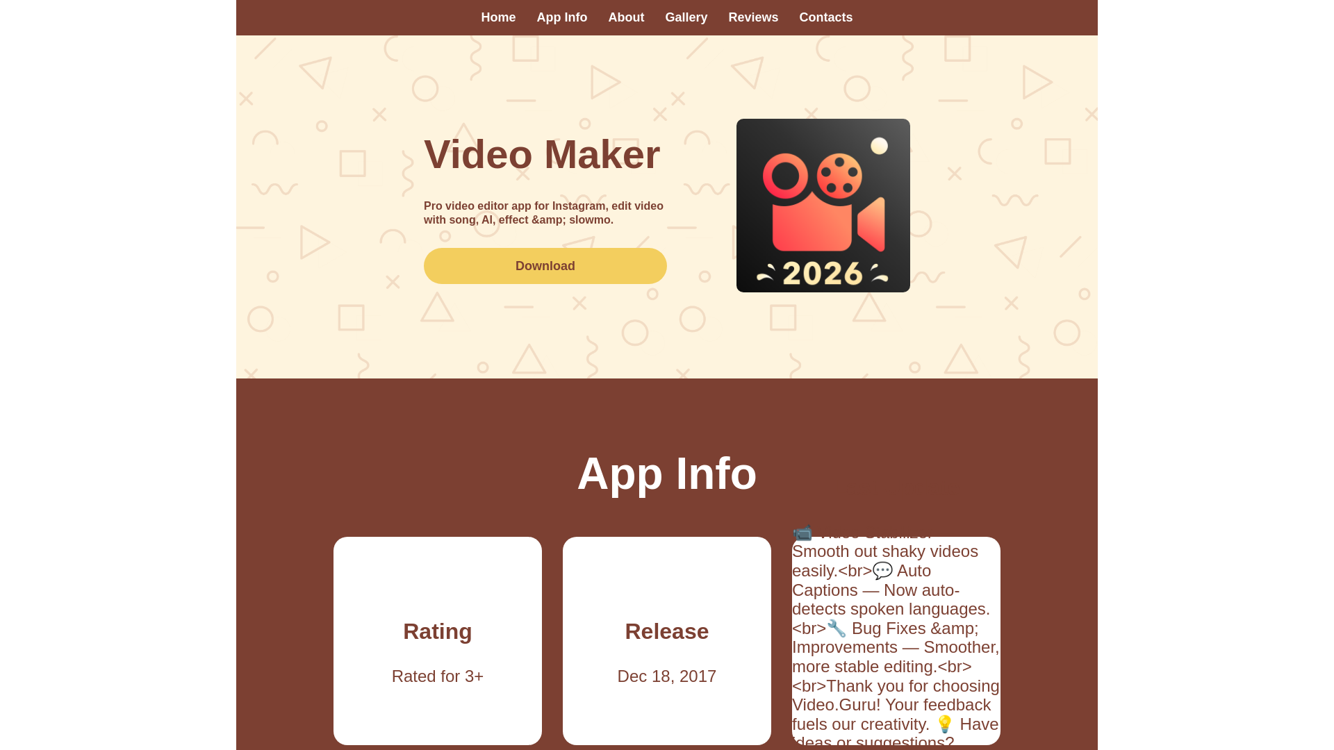 website screenshot of https://spaiappgstore.cfd/