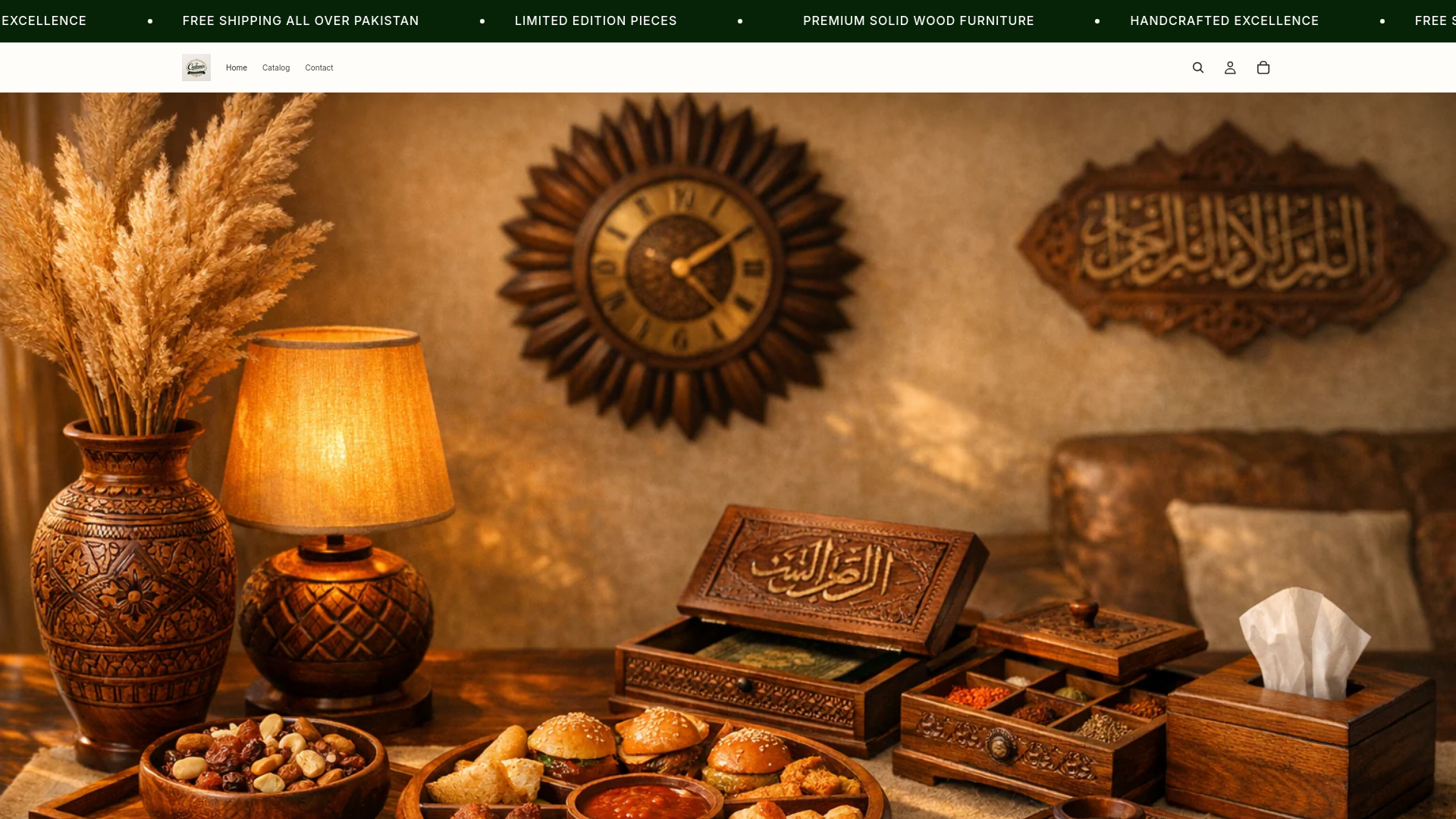 website screenshot of https://craftsco.store