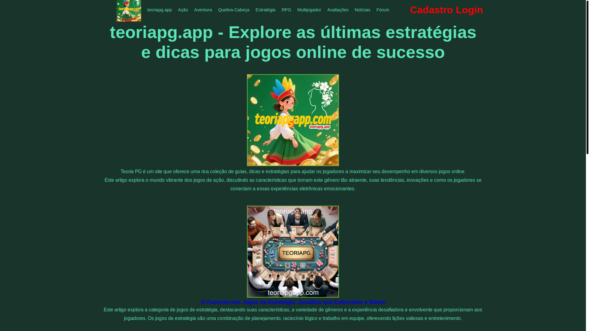 website screenshot of https://teoriapgapp.com/