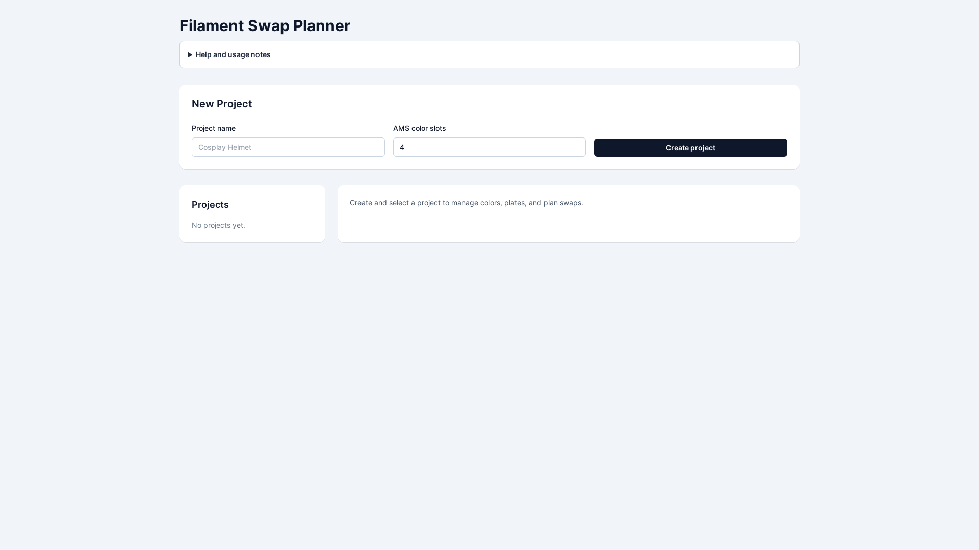 website screenshot of https://print-filament-swapper.pages.dev/