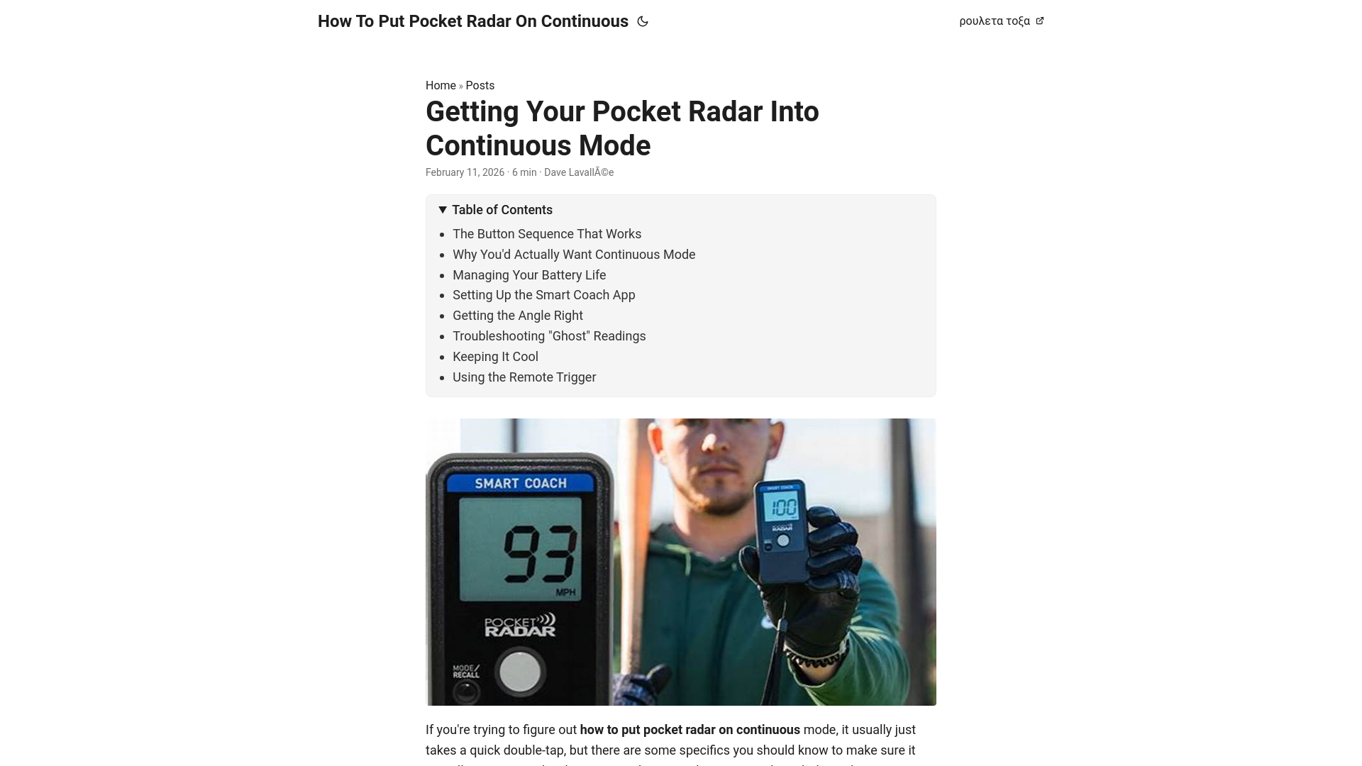 website screenshot of https://how-to-put-pocket-radar-on-continuous.pages.dev/