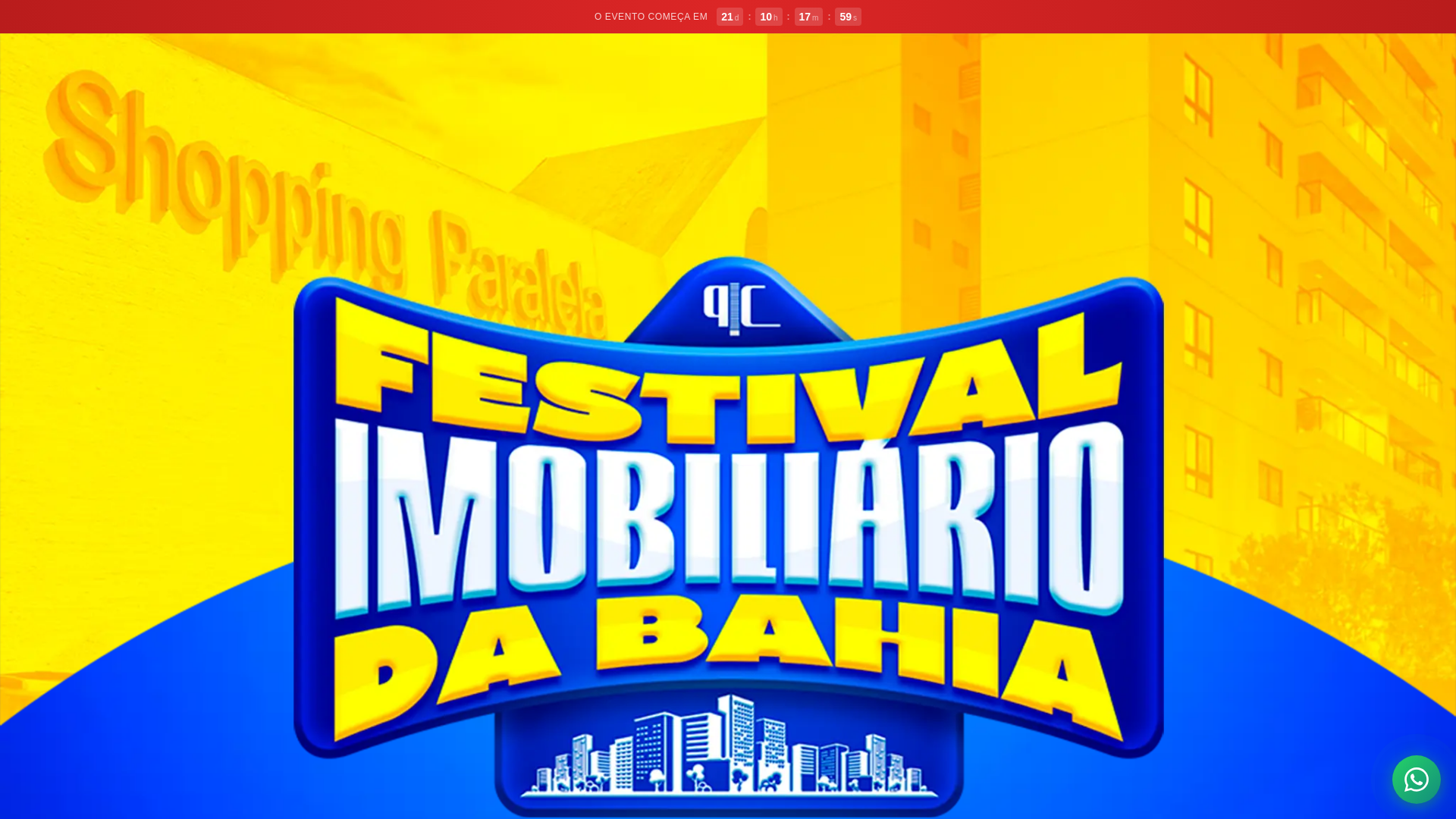 website screenshot of https://festivalimobiliariodabahia.com.br/
