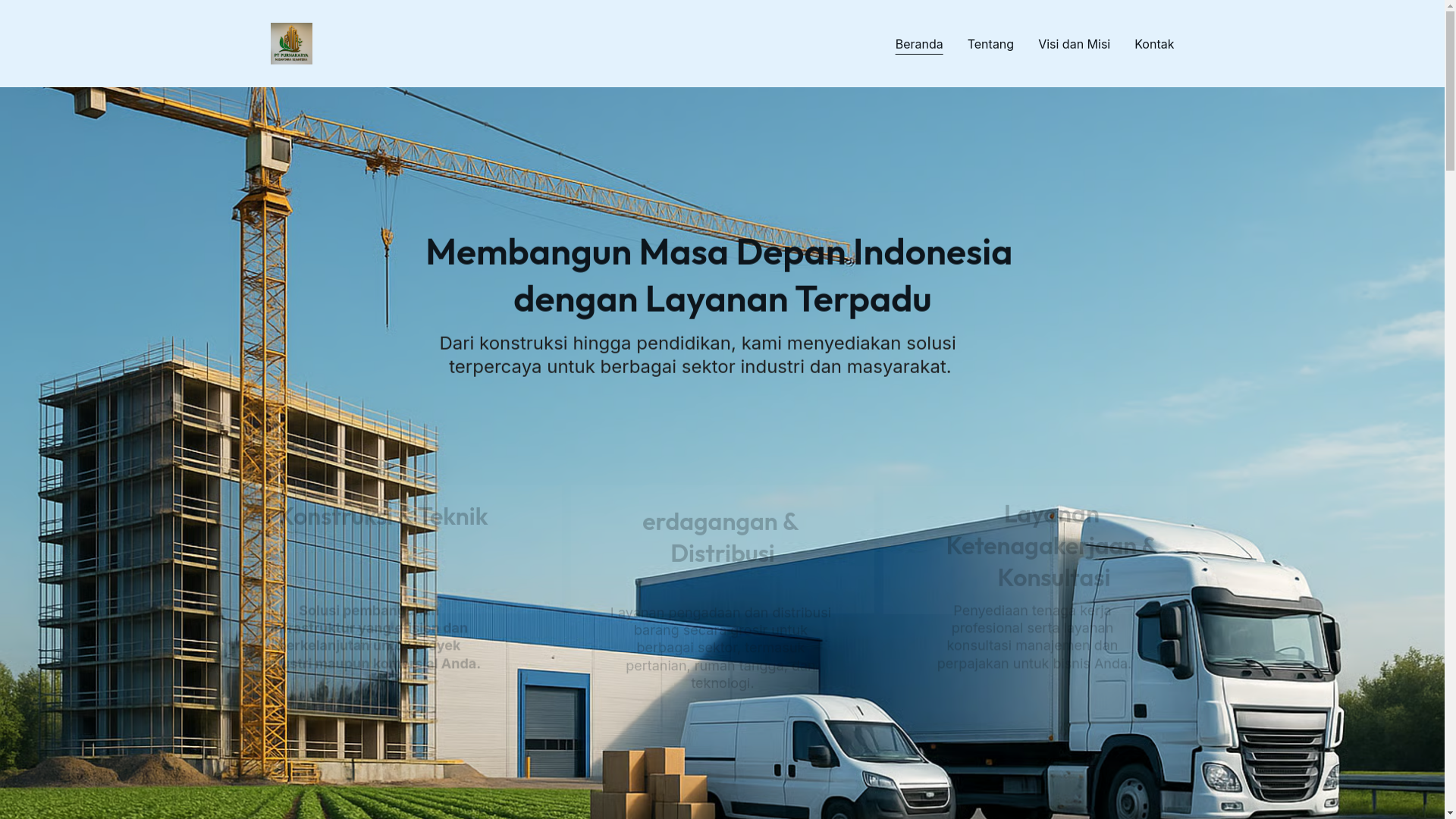 website screenshot of https://pnsejahtera.id/