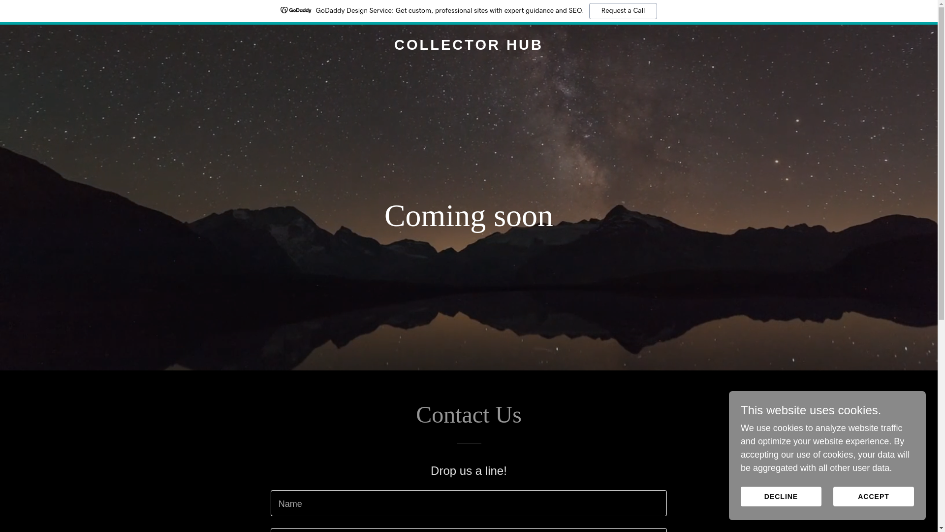 website screenshot of https://collectorhub.co.uk/