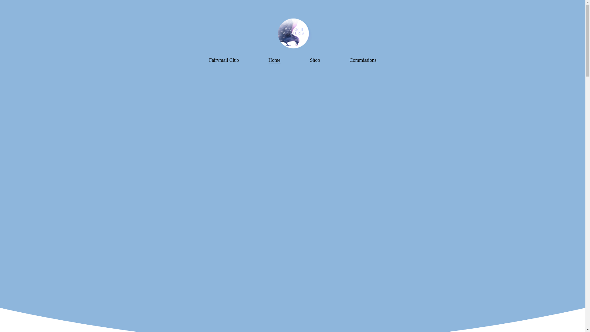 website screenshot of https://waterandwysteria.net/