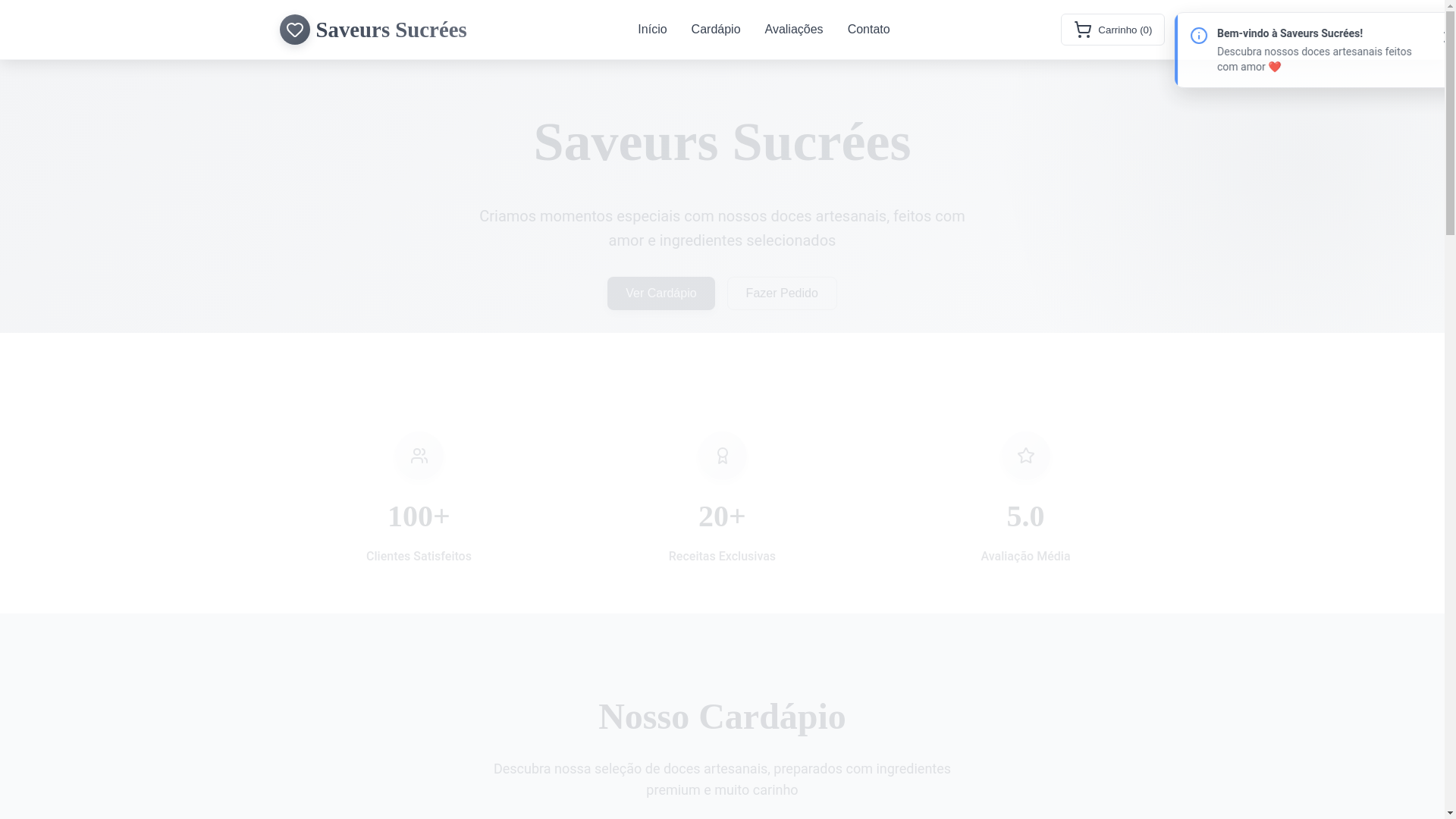 website screenshot of https://saveurs-sucree.me/