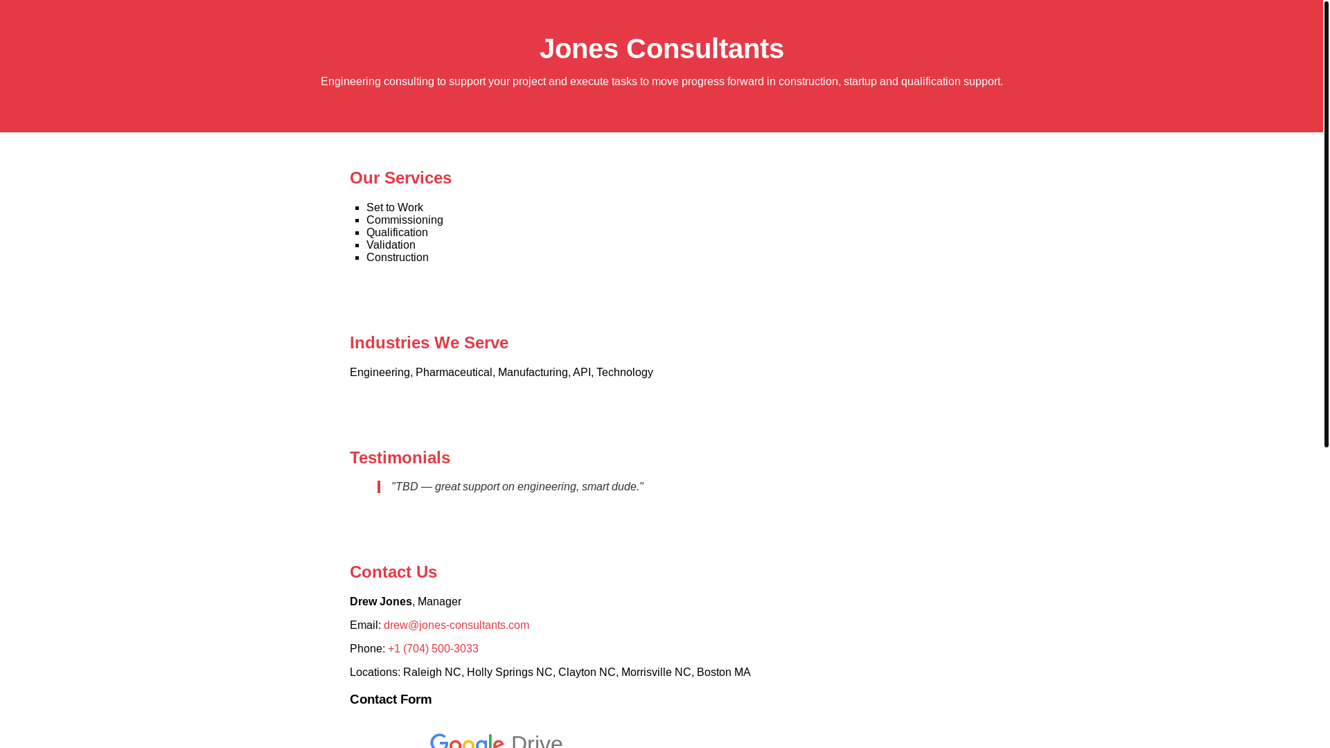 website screenshot of https://jones-consultants-site.pages.dev/